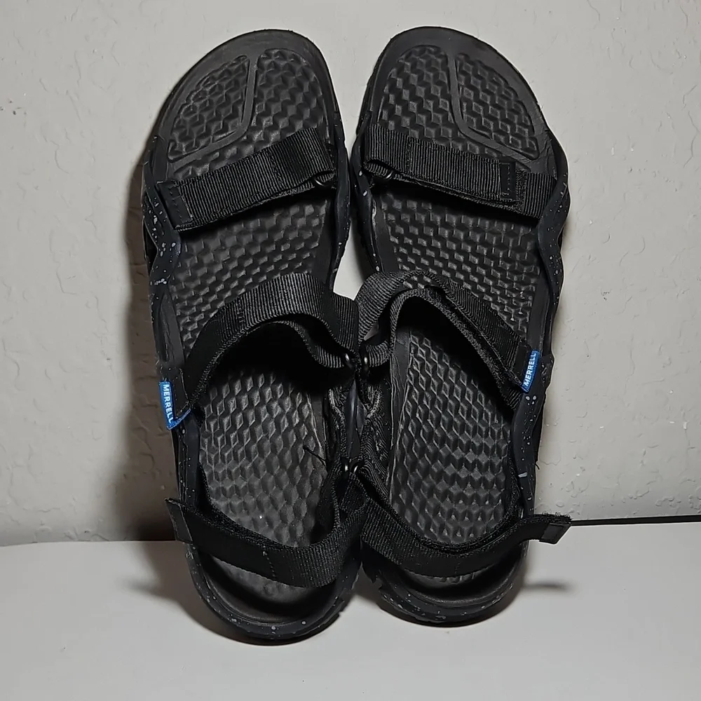 Merrell Mens Hydrotrekker Performance Sport Sandals, Size 10, Black